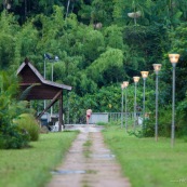 Arivée à Ouanary Guyane.