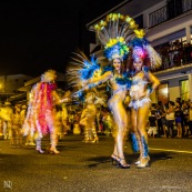 Carnaval de Guyane. Parade de Cayenne. Deguisement. Touloulou. Masques. Costumes. Marionnettes. Diables rouges. Noir marron. Neg marron. Balayseuses.