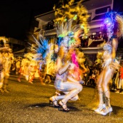 Carnaval de Guyane. Parade de Cayenne. Deguisement. Touloulou. Masques. Costumes. Marionnettes. Diables rouges. Noir marron. Neg marron. Balayseuses.