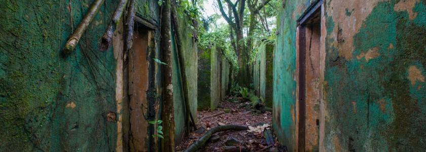 Les vestiges des îles du salut